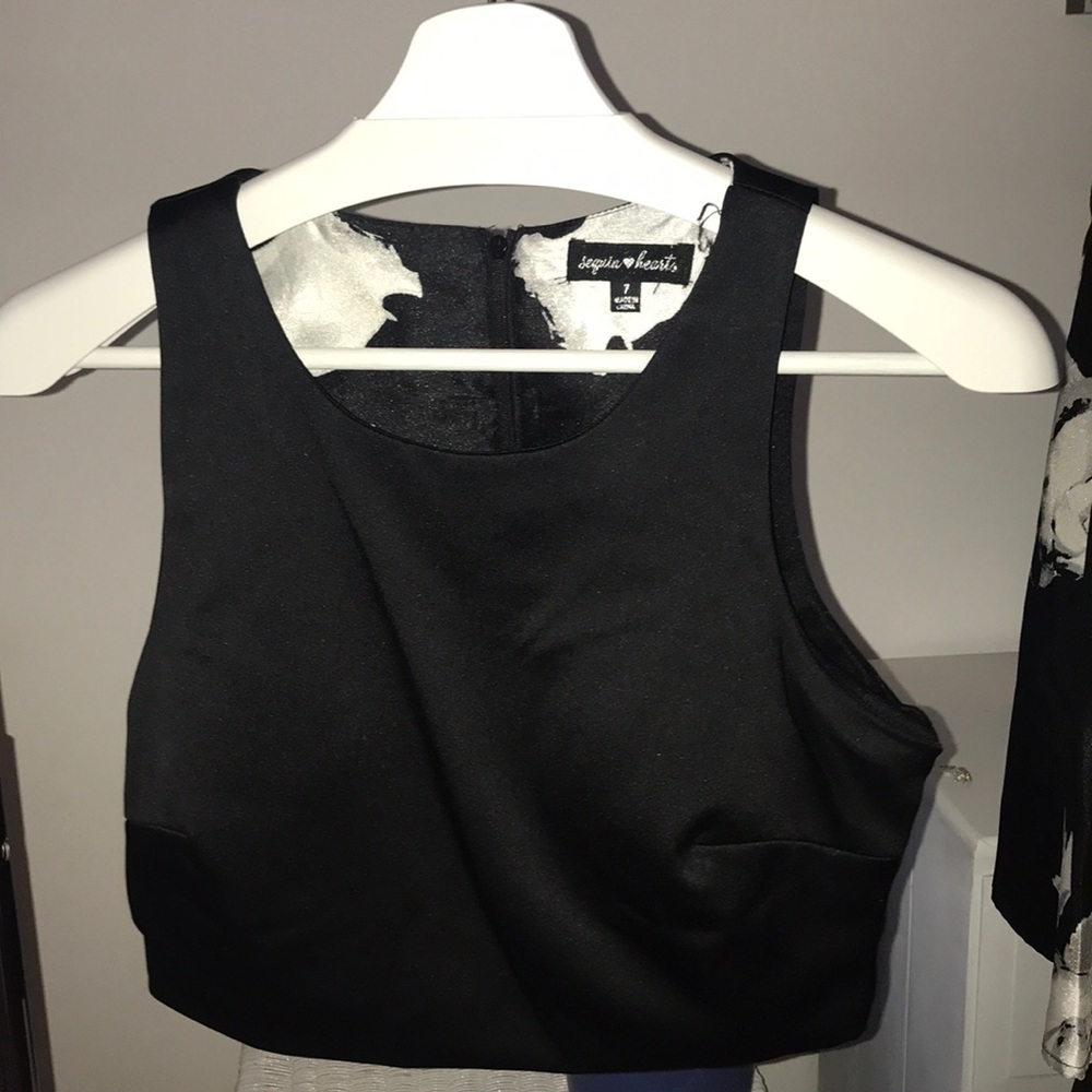 Two piece homecoming dress